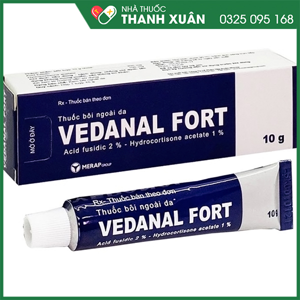 Vedanal Forte 10g điều trị viêm da